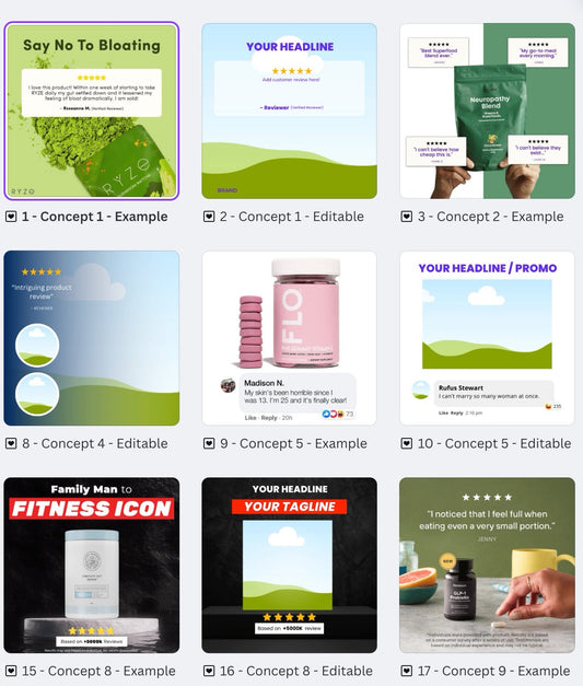 Canva Ad Pack Template